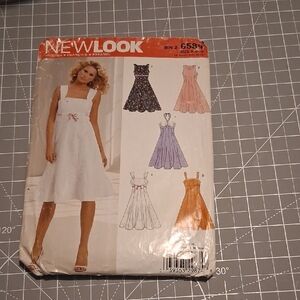 New Look Sewing Pattern 6589 Womens Summer Dress Pattern